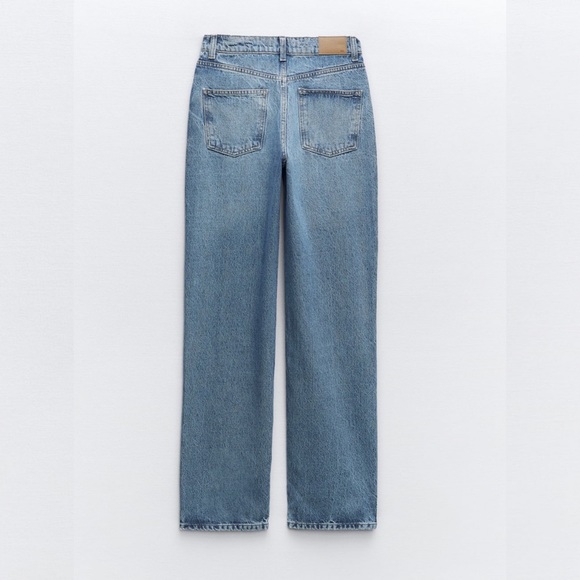 ZARA HIGH RISE Z1975 SLIM FIT JEANS - Picture 9 of 9